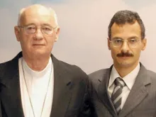 Dom Carmo Joao Rhoden Bispo de Taubabté e Prof. Hermes Rodrigues Nery  (à direita)
